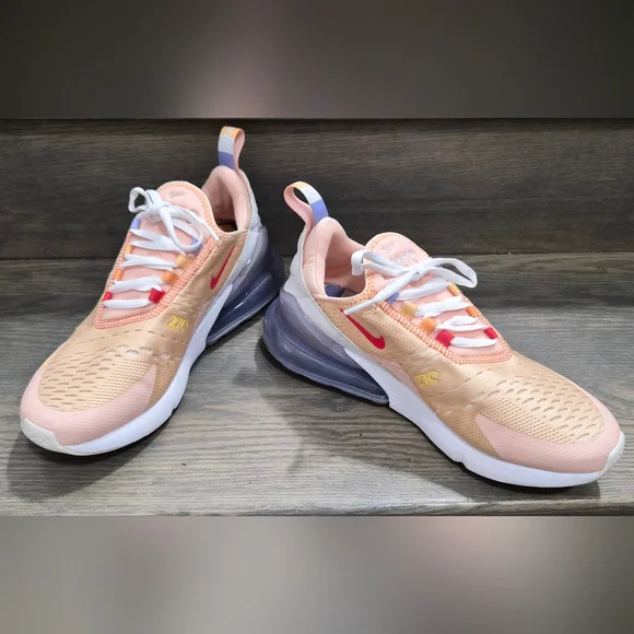 Nike Air Max 270 Washed Coral/track Red-white - Picture 3 of 7